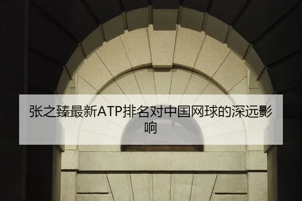 张之臻最新ATP排名对中国网球的深远影响